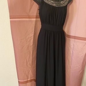A Black Maxi sleeveless dress